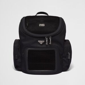 PRADA re-nylon & saffiano leather pet bag